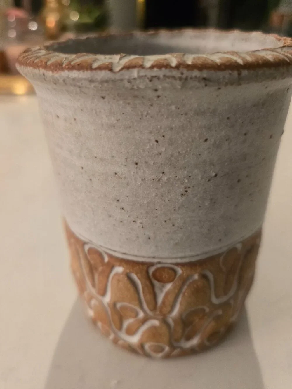 Vintage Midcentury Los Artesanos Hal Lasky Stoneware Studio Pottery Vase Puerto